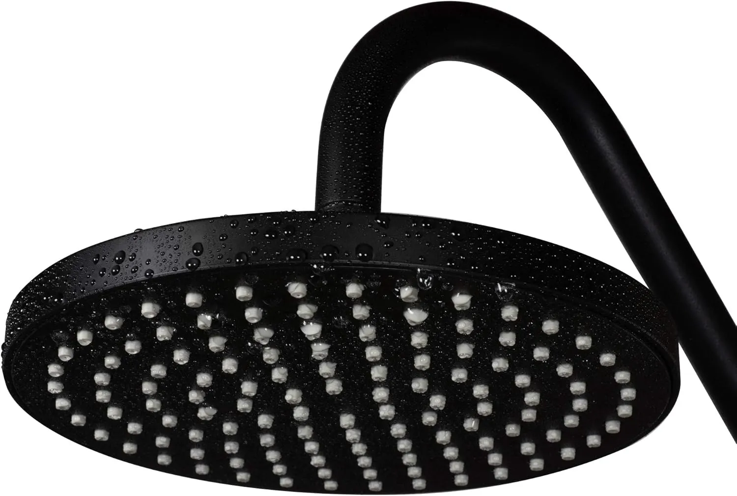 PULSE ShowerSpas 1011-lll-MB Kauai III Shower System, with 8" Rain Showerhead, 5-Function Hand Shower, Adjustable Slide Bar and Soap Dish, Matte Black Finish