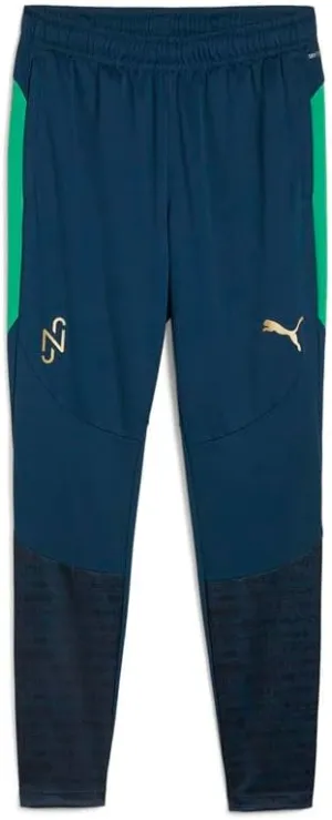 PUMA - Mens Neymar Bna Training Pants, Color Blue Horizon/Grassy Green, Size: Medium