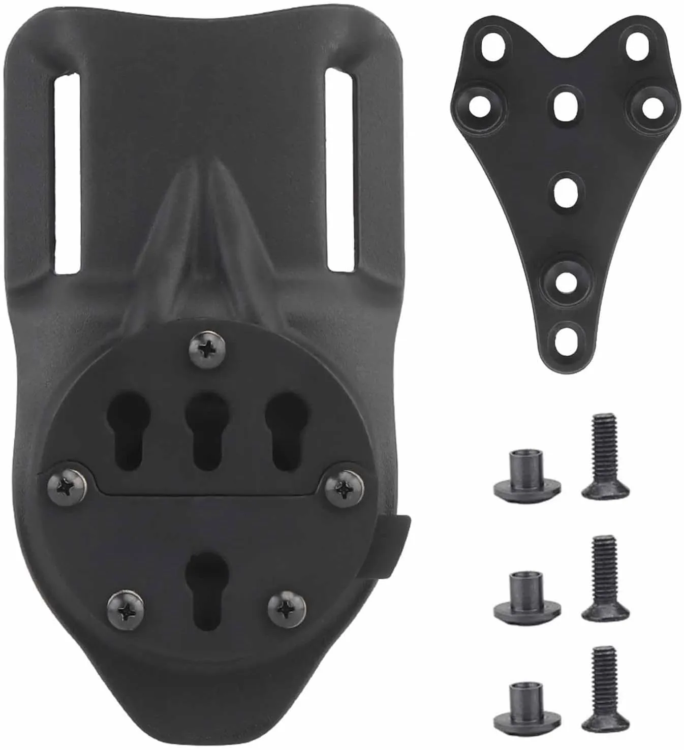 Quick Connect Mounting System Set with Tactical Holster Mount Adapter, Universal Mount Platform Base Adapter Quick Release Holster Accessorie