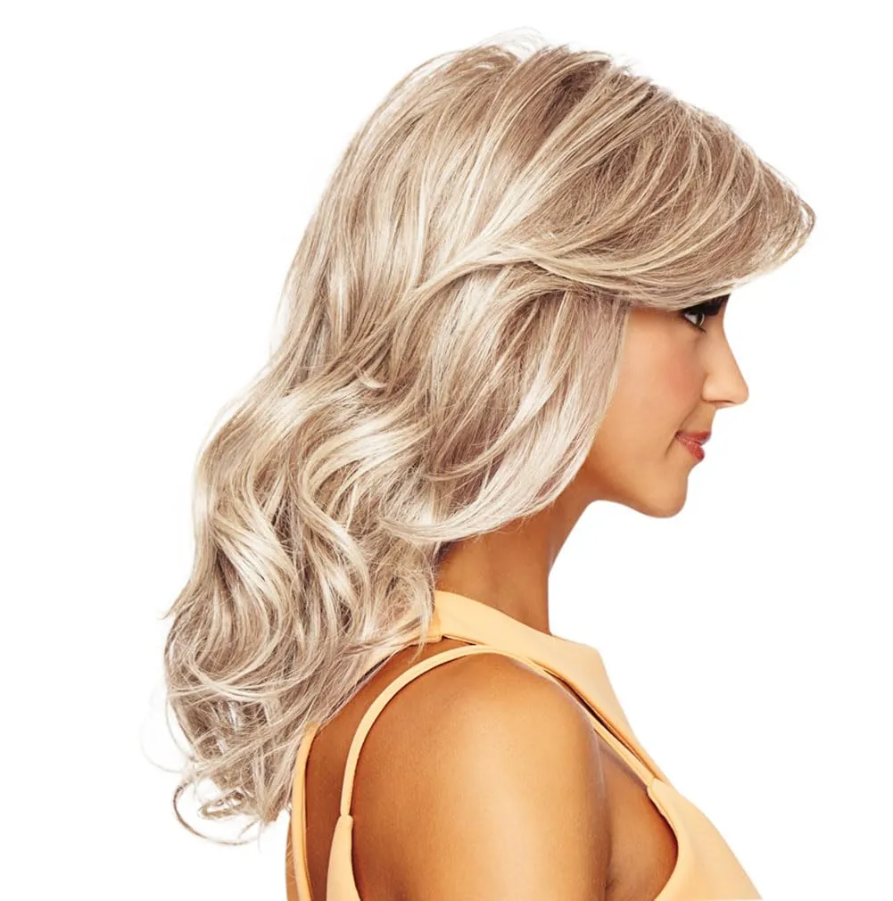 Raquel Welch Always Long Layered Comfort Cap Wig by Hairuwear, Average Cap Size, RL16/22 Iced Sweet Cream