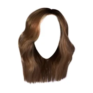 Raquel Welch Big Spender Shoulder Length Pageboy Wig With Sophisticated Tumbled Waves by Hairuwear, Average Size Cap, RL12/16 Honey Toast