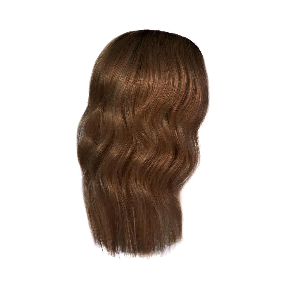 Raquel Welch Big Spender Shoulder Length Pageboy Wig With Sophisticated Tumbled Waves by Hairuwear, Average Size Cap, RL12/16 Honey Toast