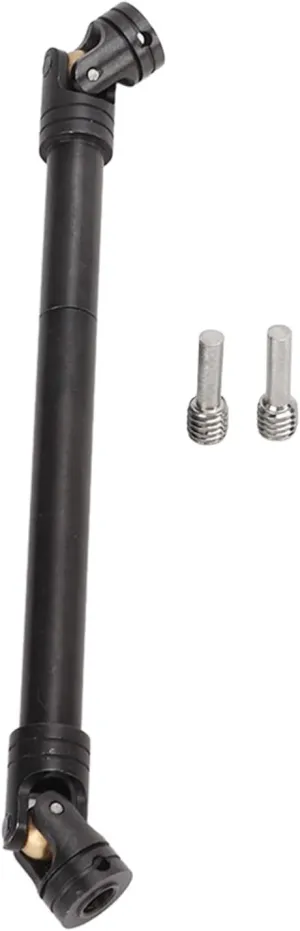 RC Universal Drive Shaft | Adjustable Steel Splined Shaft for 1/10 RC Cars | High - Force 6 - Tooth Design/Enhanced Stability/Easy Installation | Includes 2 Screws (151mm)