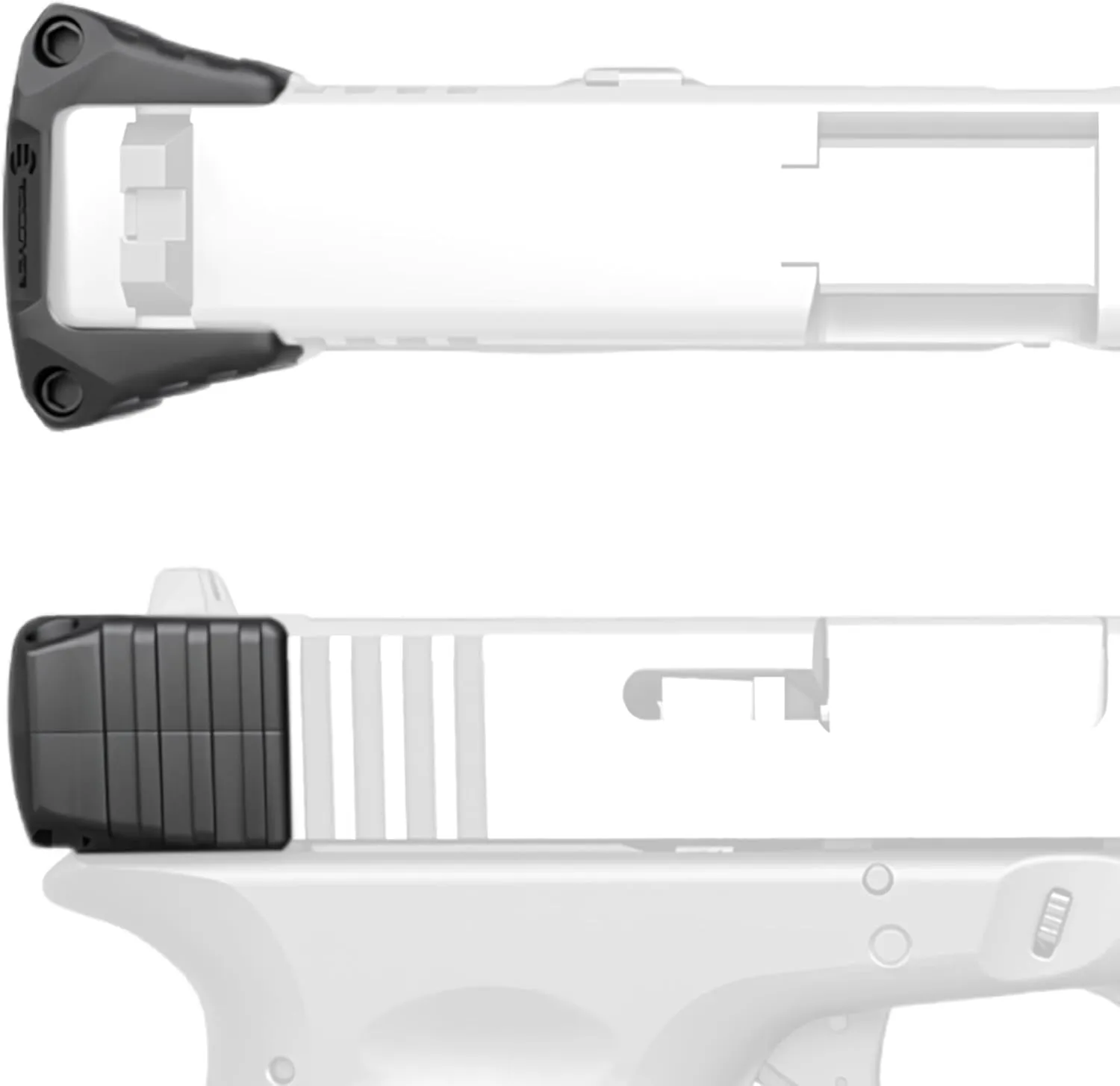 Recover Tactical Slide Rack Assist 10 Versions Available Compatible with Most Glock Models, Also for Shield and M&P Models