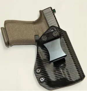 REVKEL Custom Kydex Molded IWB Holster Compatible with Sig Sauer P365 with Crimson Trace LG-422. Left Hand Draw. Black, Hand Crafted in The USA.