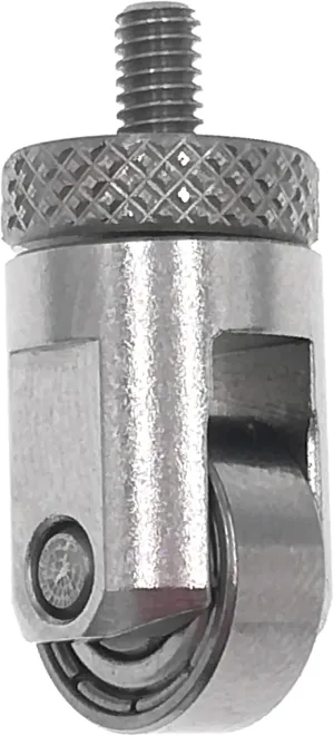 Roller Contact Point For Inch Dial Indicator Depth Gauge Tool 10mm Diameter Wheel 4-48 UNF Thread