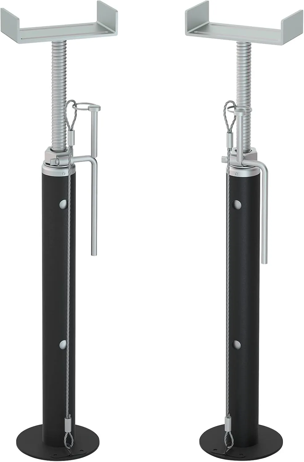 RV Slide Out Support Jacks, 15"-37" Heavy Duty Slide Out Stabilizers for RV, Camper, Travel Trailer, Supports Up to 5,000 lbs Each, 2Pcs