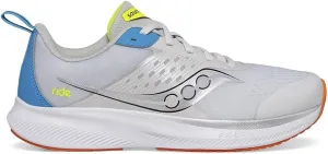 Saucony Ride Kidz Sneaker, Grey/Blue/Citron, 3 US Unisex Big Kid