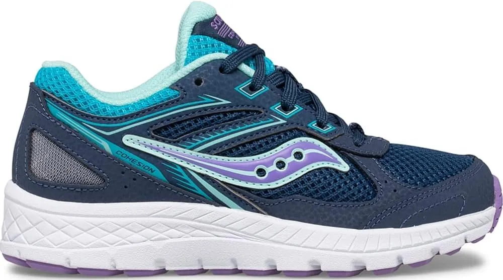 Saucony Unisex-Child Cohesion 14 Lace to Toe Running Shoe