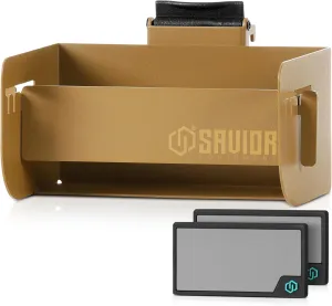 Savior Equipment Wall Rack System Universal Magazine Rack Holder Slat Wall Mount Display Organizer Hanger, Adjustable to Fit Most 9MM .45 Pistol 5.56 .308 Rifle Mags, Heavy-Duty Steel Construction