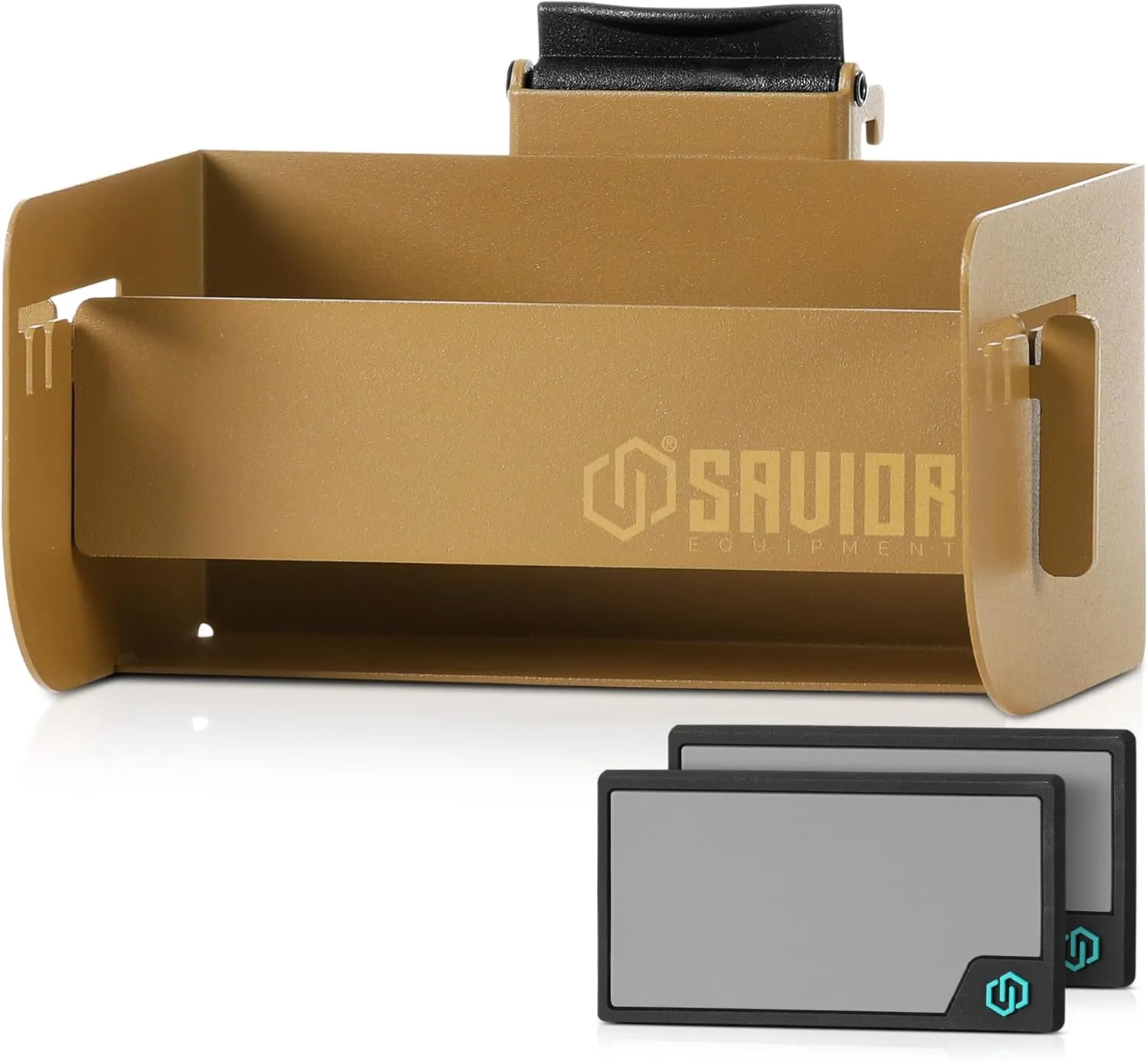Savior Equipment Wall Rack System Universal Magazine Rack Holder Slat Wall Mount Display Organizer Hanger, Adjustable to Fit Most 9MM .45 Pistol 5.56 .308 Rifle Mags, Heavy-Duty Steel Construction