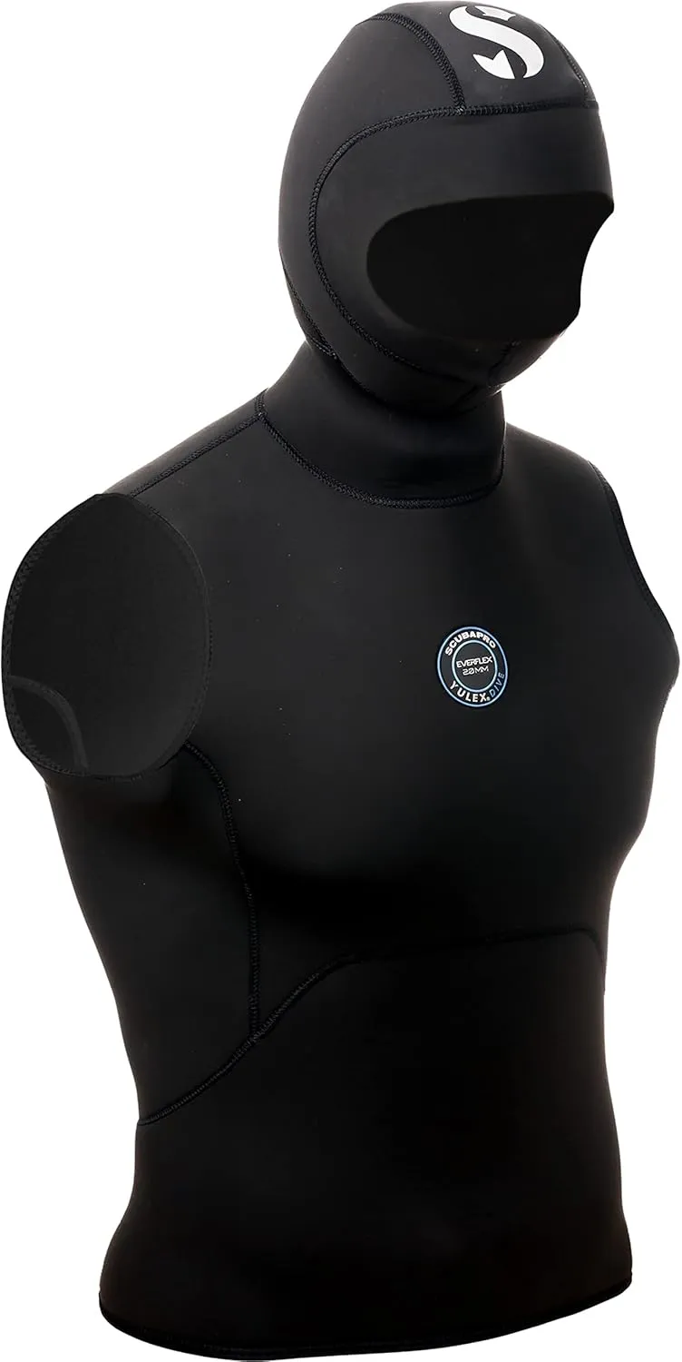 SCUBAPRO Everflex Yulex Dive Hooded Vest, 2mm
