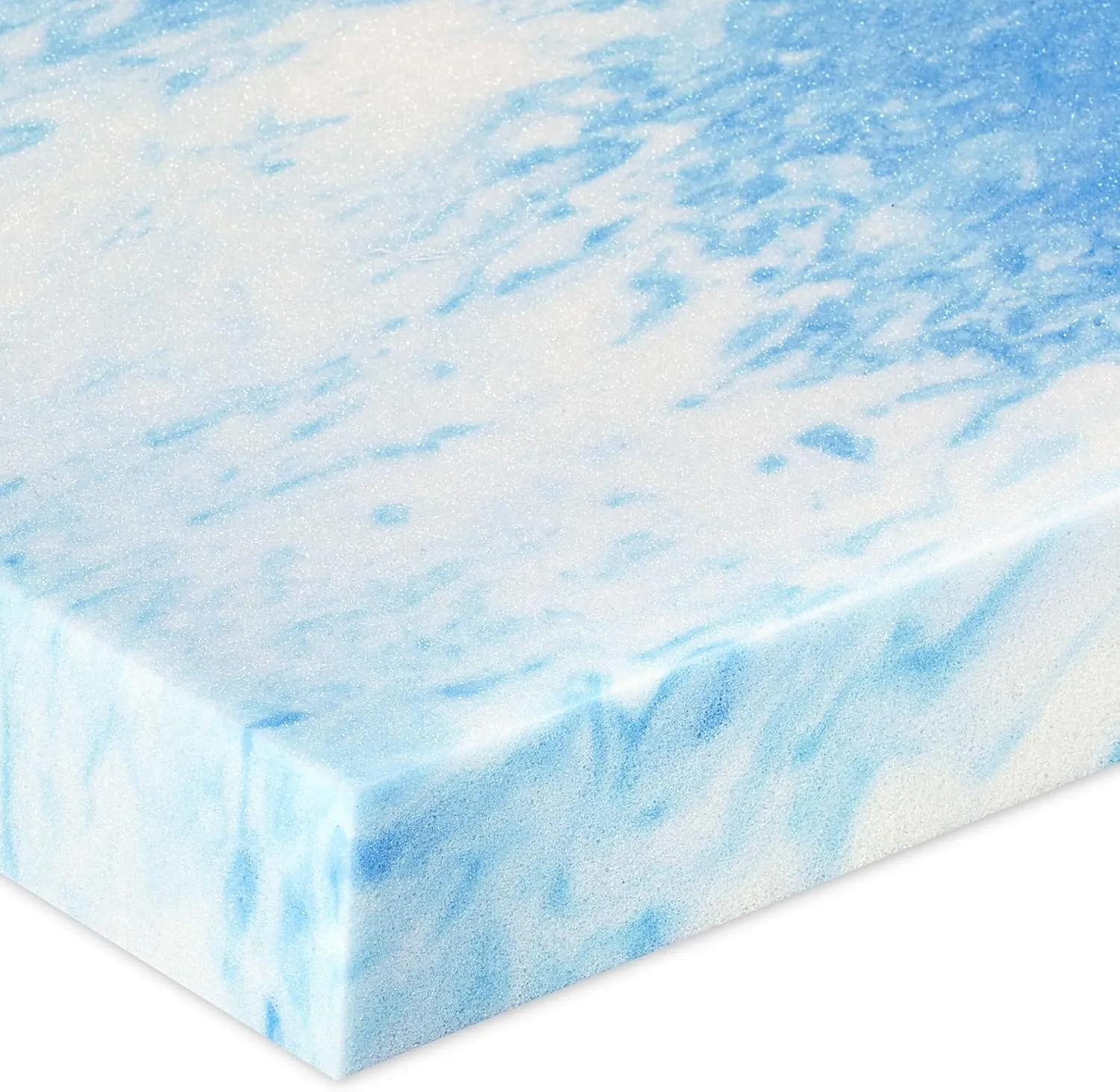 Sealy 1.5" SealyChill Gel Memory Foam Mattress Topper, Twin XL, White