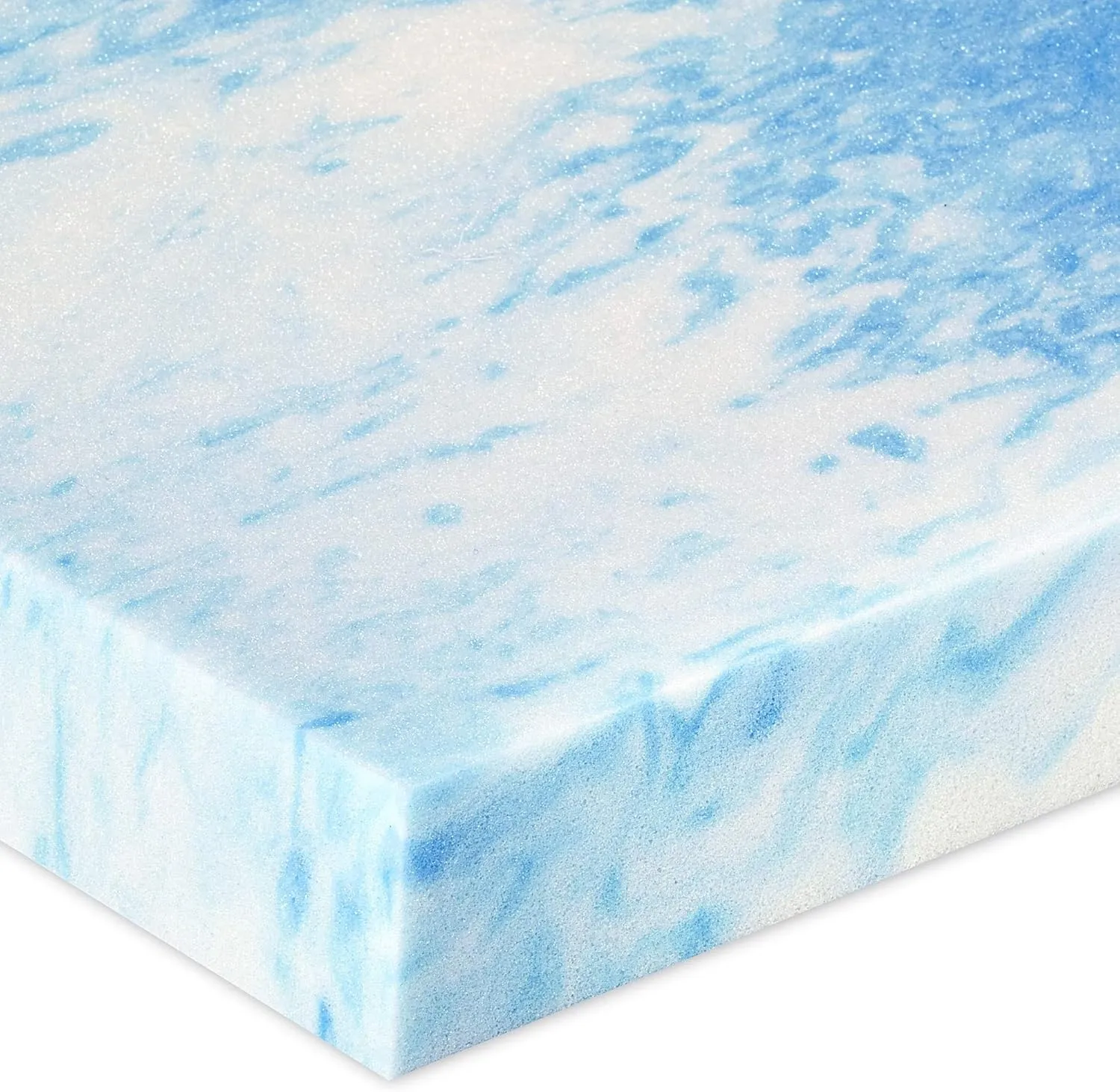 Sealy 3" SealyChill Gel Memory Foam Mattress Topper, Full, White
