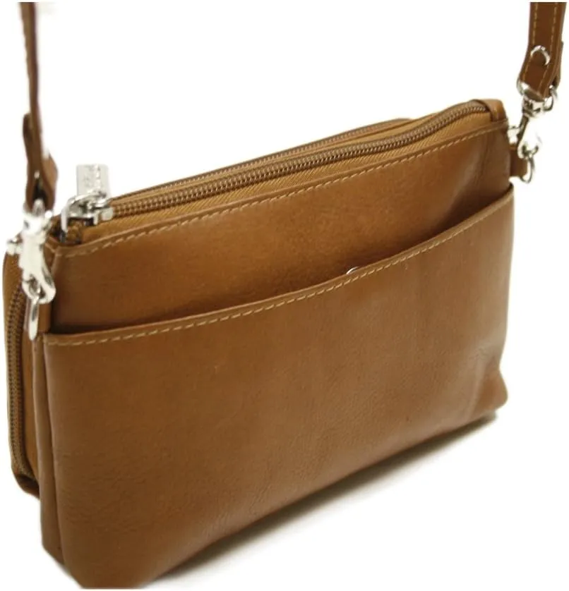 Shoulder Bag Wristlet, Saddle, One Size
