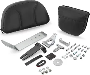 Show Chrome 41-308 Can-Am F3 F3S F3T F3LTD Detachable Smart Mount Driver Backrest Fully Adjustable With Pouch