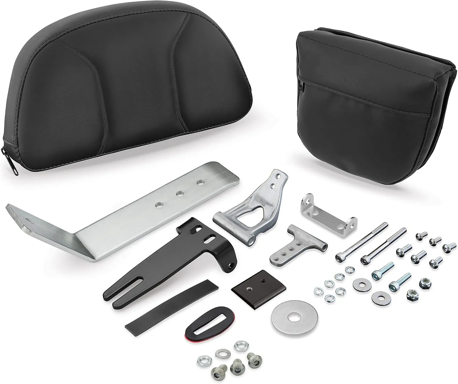 Show Chrome 41-308 Can-Am F3 F3S F3T F3LTD Detachable Smart Mount Driver Backrest Fully Adjustable With Pouch
