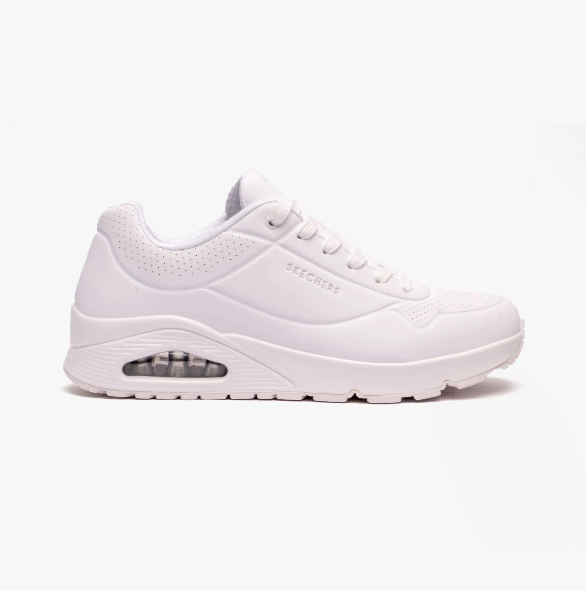 Skechers 52458/W UNO-STAND ON AIR Mens Trainers White