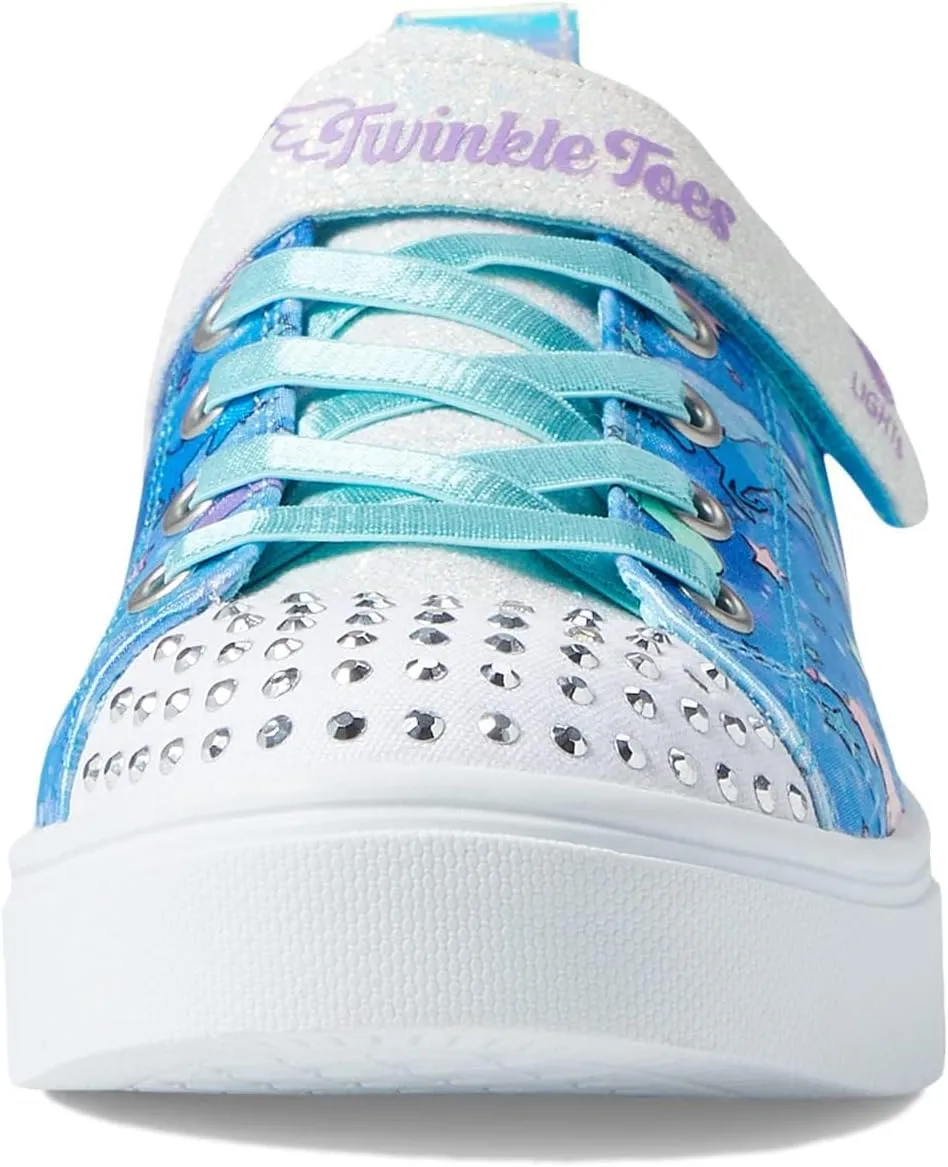 Skechers Girl's Twinkle Sparks Ice-Heather Sneaker