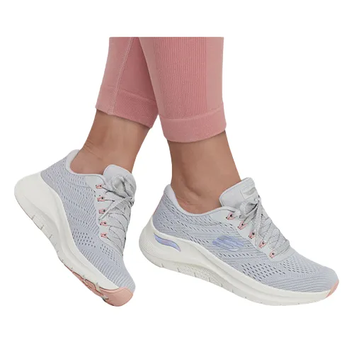 Skechers Ladies Arch Fit Trainers - 150051 - Grey