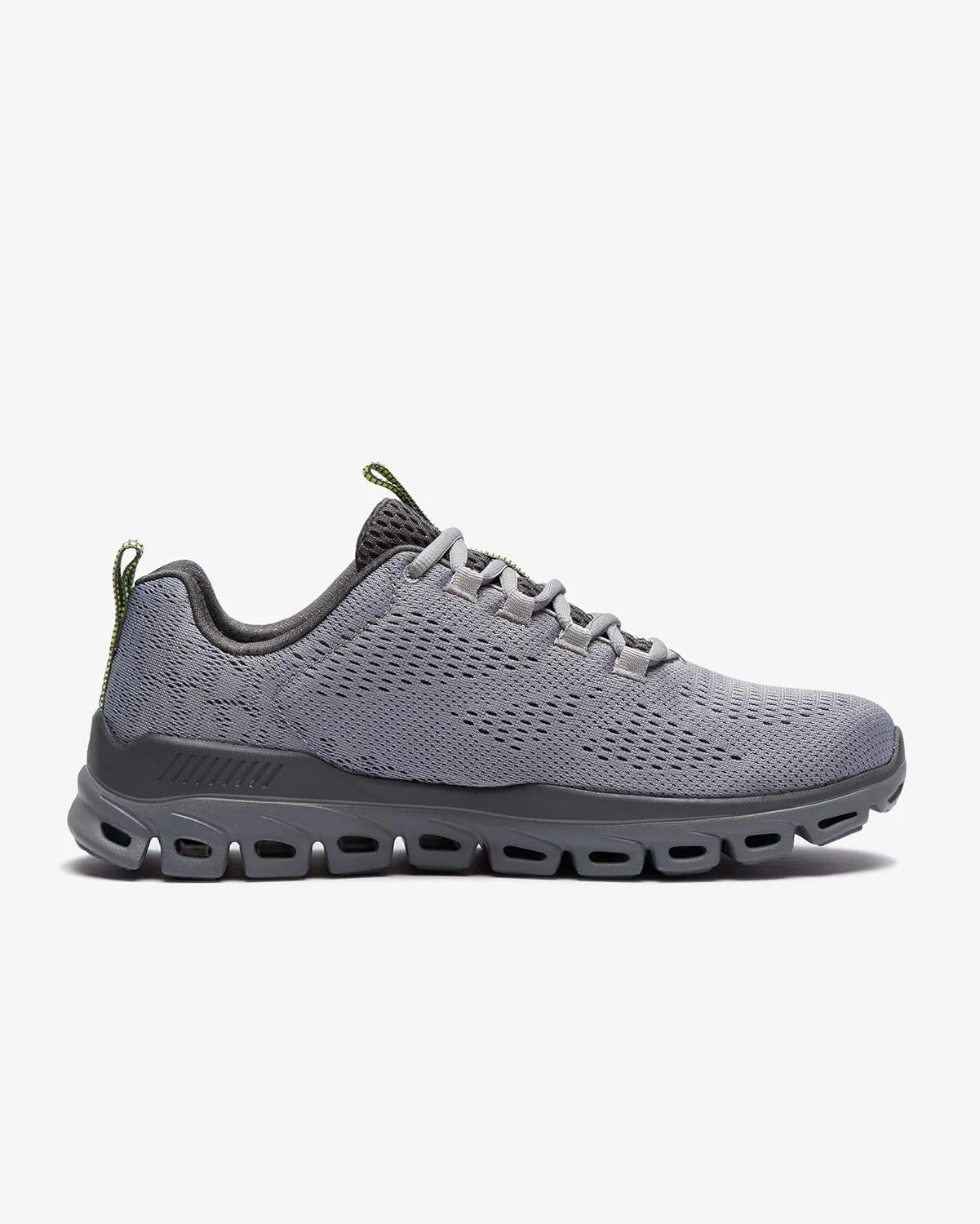 Skechers Men's Glide Step Fasten Up Lace-up Sneaker, Navy/Black, 9.5