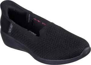 Skechers Modern Comfort Women's Women's Arya-Sweet Voice Hands Free Slip-Ins Loafer Flat, Black, 5