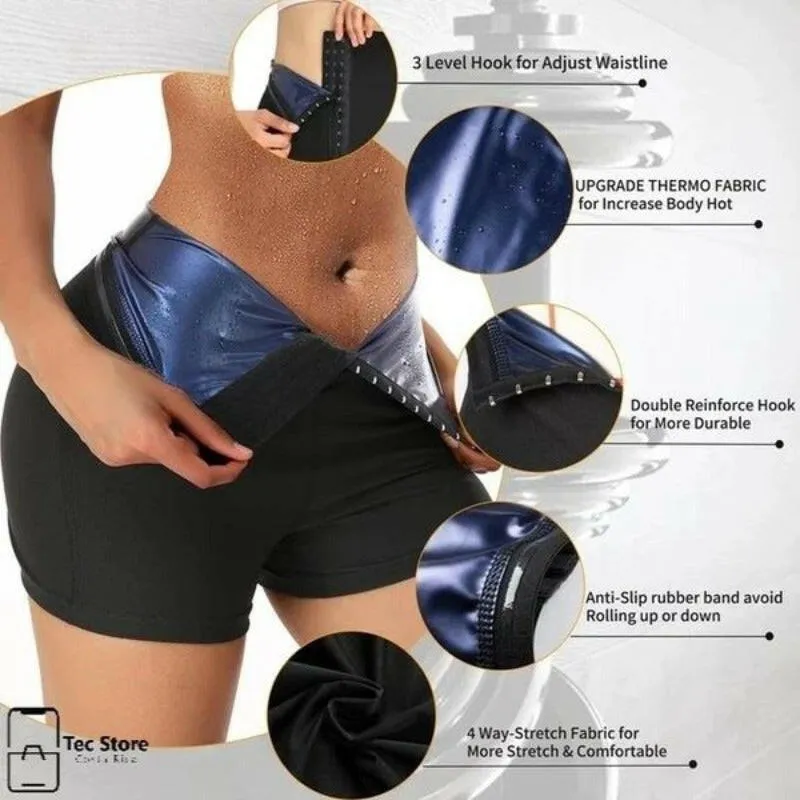 Slimming Waist Trainer Leggings: Sweat & Shape