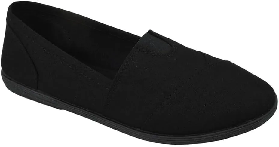 Soda Shoes Women's Obji Round Toe Casual Flat with Padded Insole