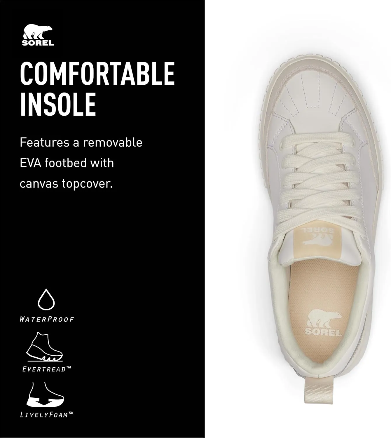SOREL Women's ONA AVE Low Sneaker