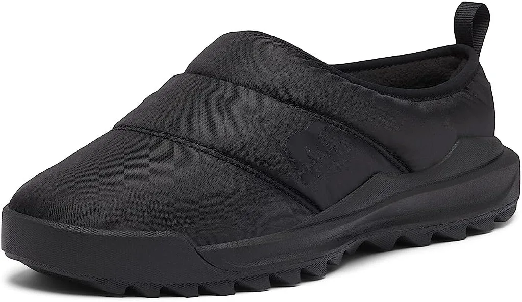 Sorel Women's ONA RMX Puffy Slip-On Shoes - Black, White - Size 7.5