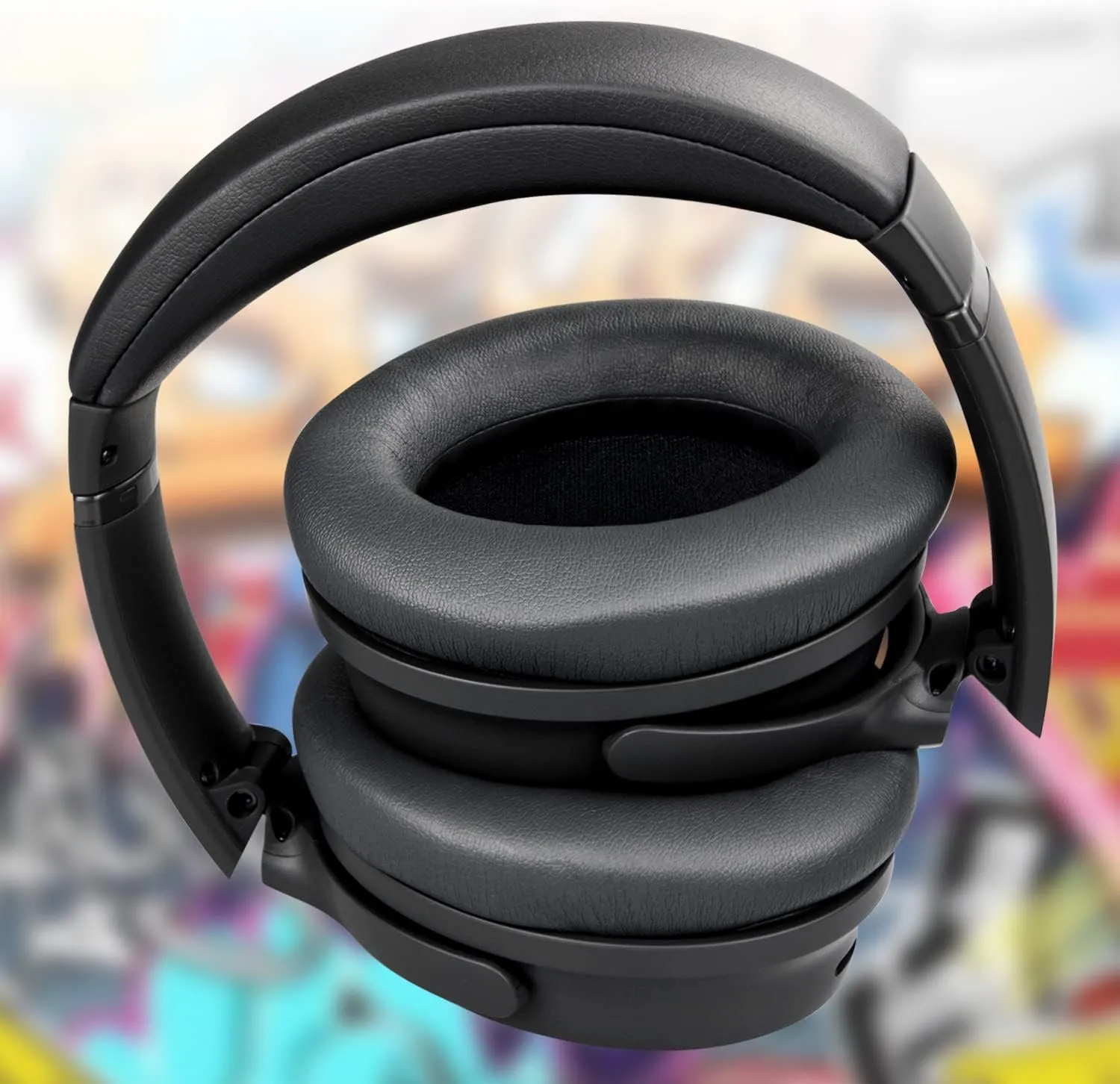 SOULWIT Earpads Replacement for Bose QuietComfort 45 (QC45)/QuietComfort SE (QC SE)/Quiet Comfort Wireless Over-Ear Headphones, Ear Pads Cushions with Softer Protein Leather - Titanium