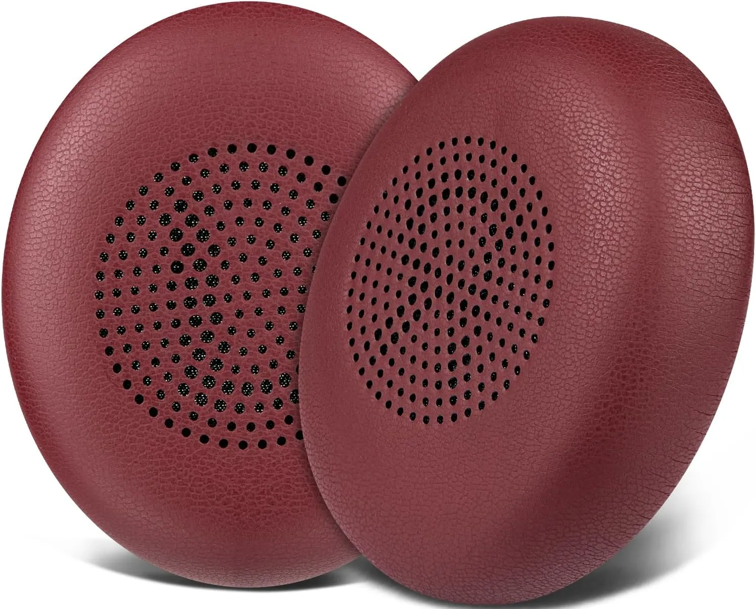 SOULWIT Earpads Replacement for Jabra Evolve2 65 (Evolve 2 65MS 65UC MS UC)/Evolve2 40 (40UC 40MS USB)/Elite 45h On-Ear Wireless Headset, Ear Pads Cushions with Softer Protein Leather - Burgundy