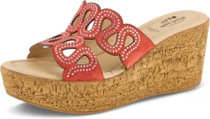 Spring Step Women's Mssteamy Slide Wedge Sandal