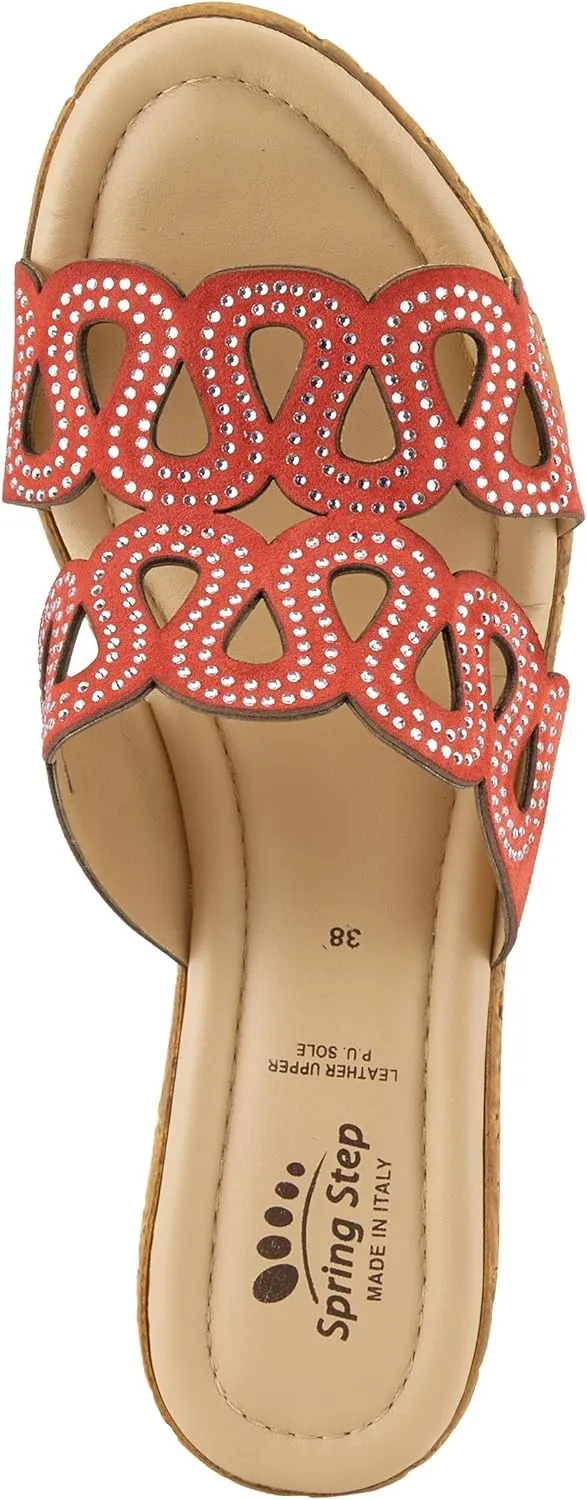 Spring Step Women's Mssteamy Slide Wedge Sandal