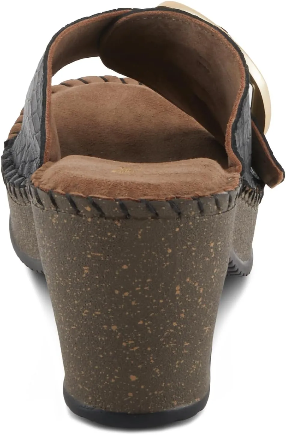 Spring Step Women's Nienna Demi Wedge Slip-On Slide Sandal