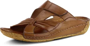 Spring Step Women's Style Gretta Leather Slide Sandal