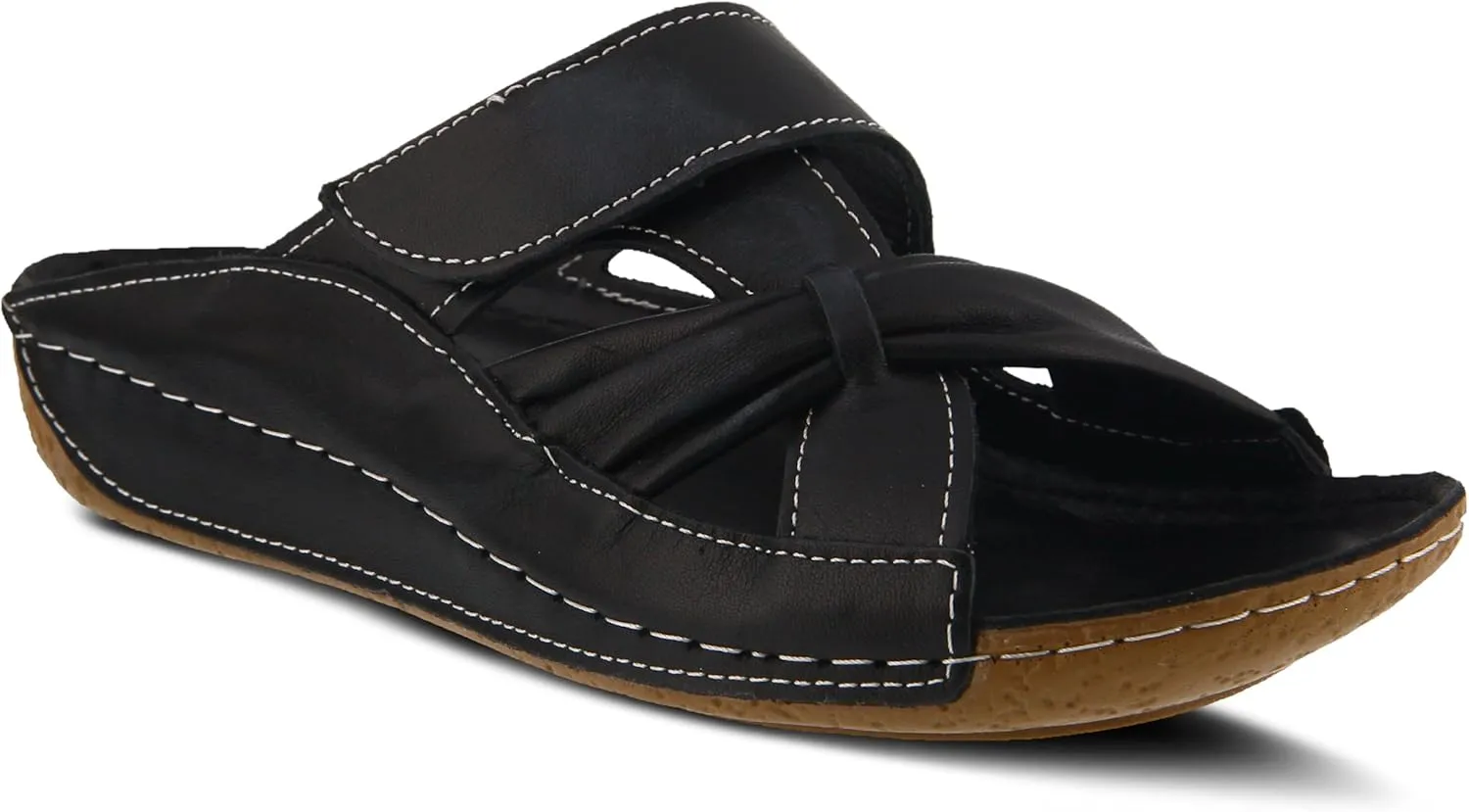 Spring Step Women's Style Gretta Leather Slide Sandal