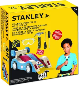 STANLEY Jr. Pull Back Sports Car & 5 PC Toolset
