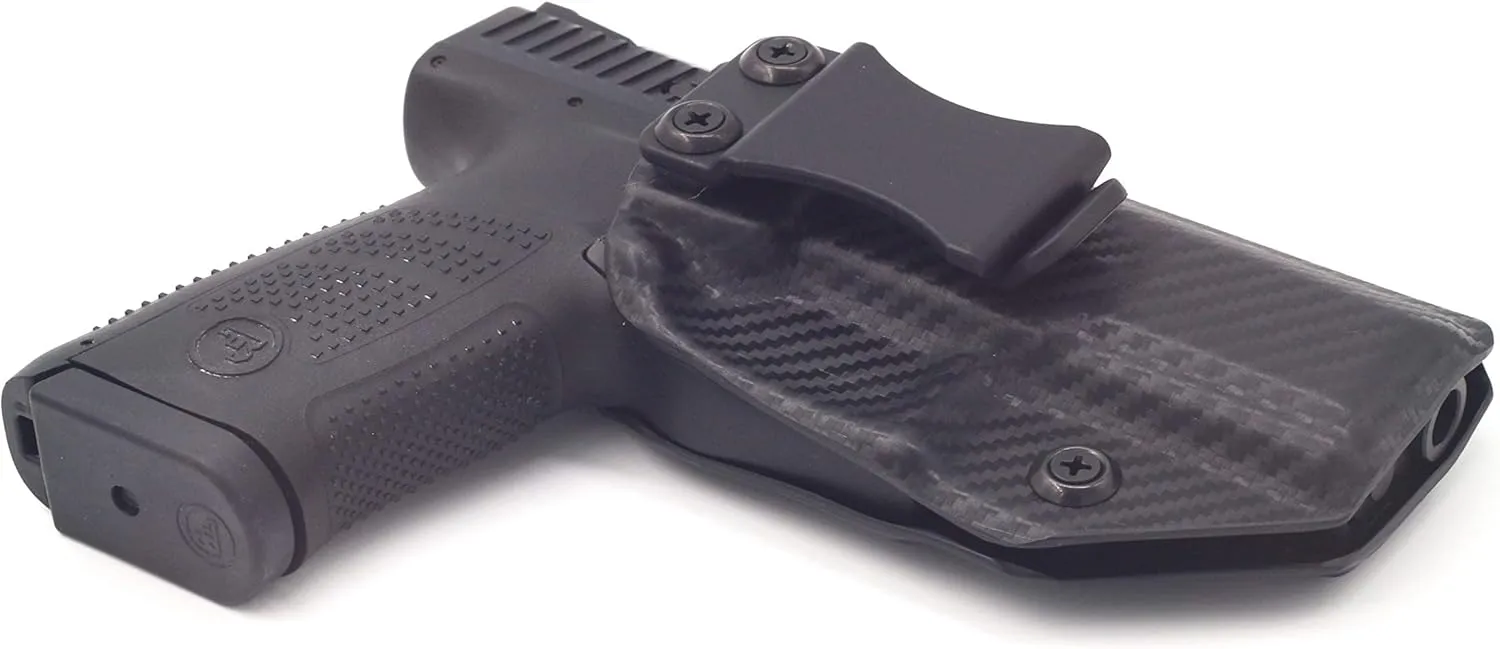 Sunsmith Holster - Compatible with CZ P-10 C Kydex IWB Inside Waistband Concealed Carry Holster Made in USA by Fast Draw USA