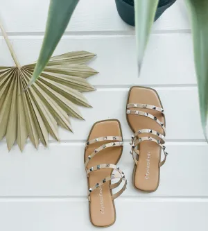 Tamera Studded Strap Sandal