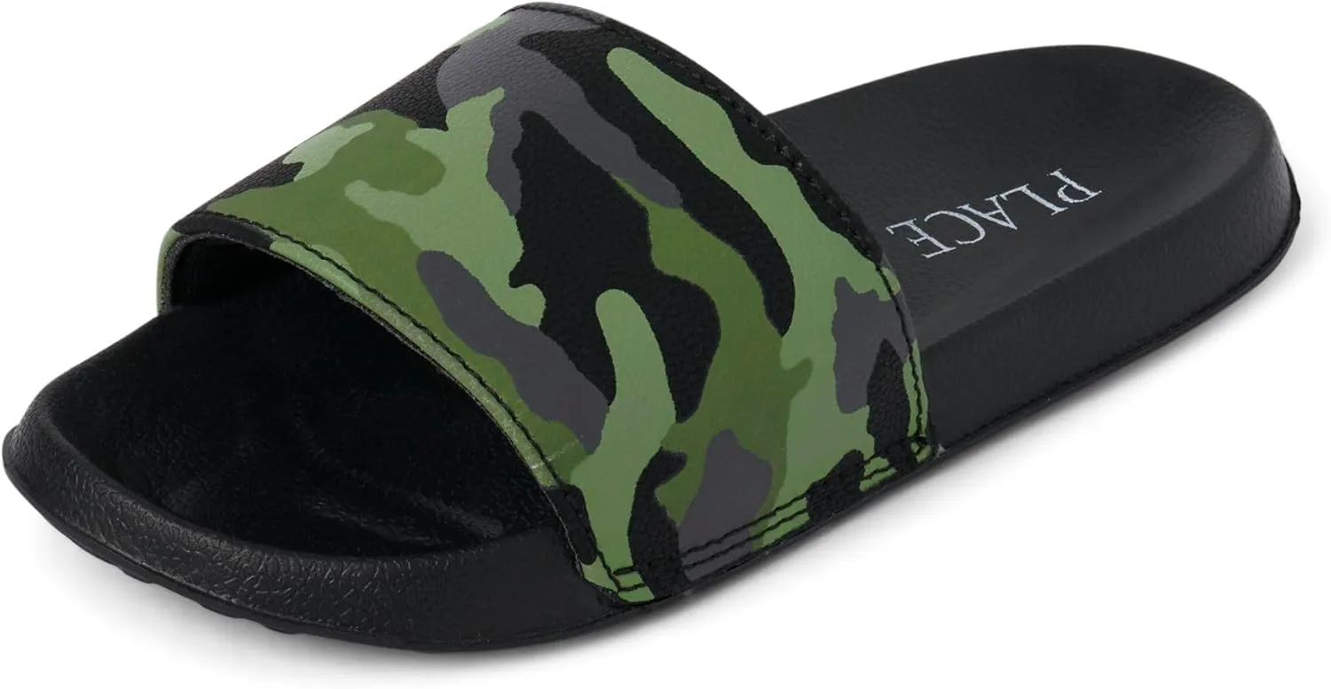 The Children's Place Boy's Everyday Slip on Slide Sandals