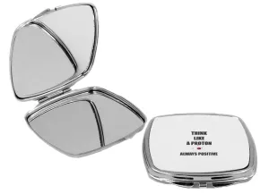 Think like a PROTON - Square Compact Mirror Personal Mirror