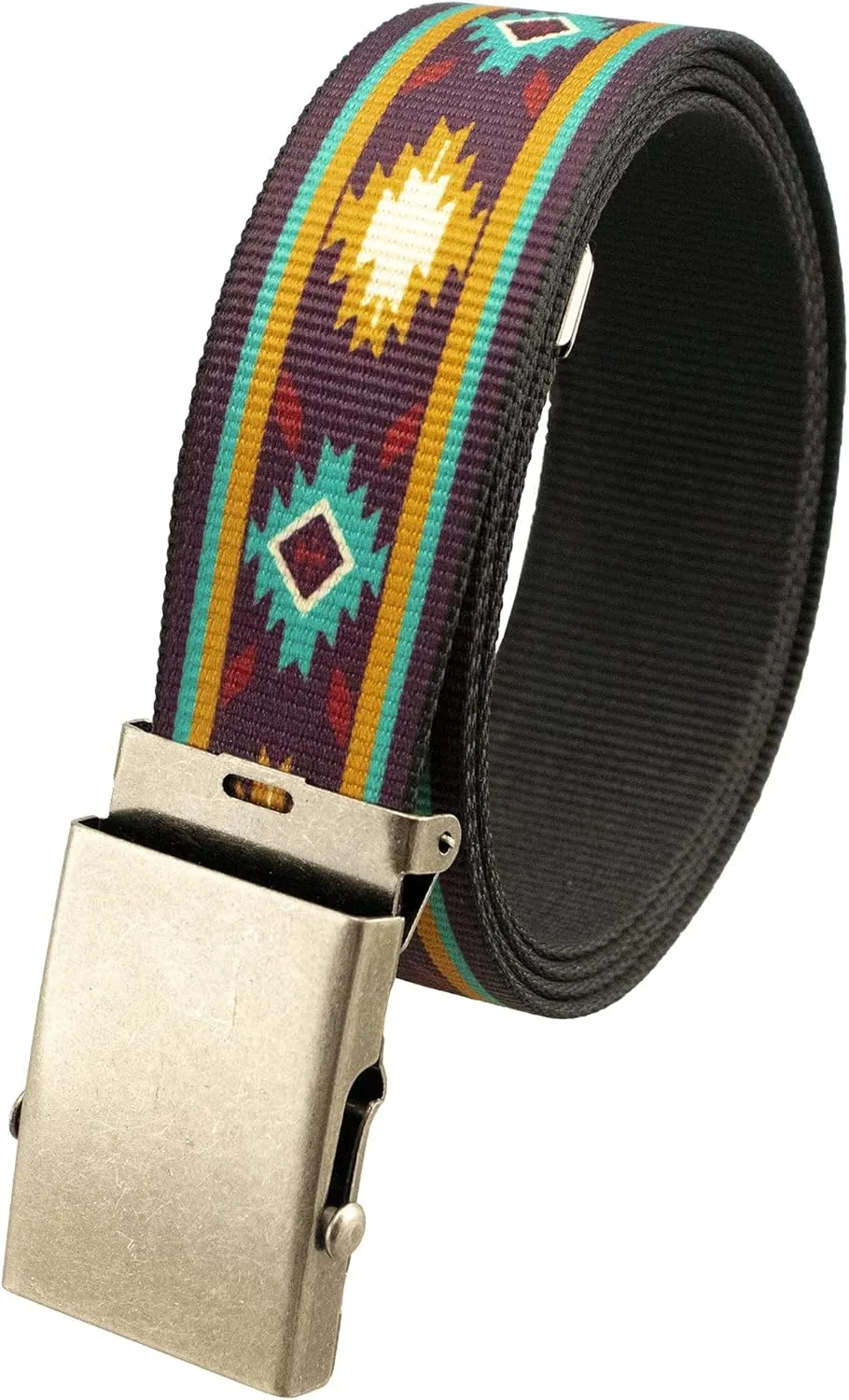 Thomas Bates Cargo XC40 Belt with Antique Finish Nickel Slide Buckle