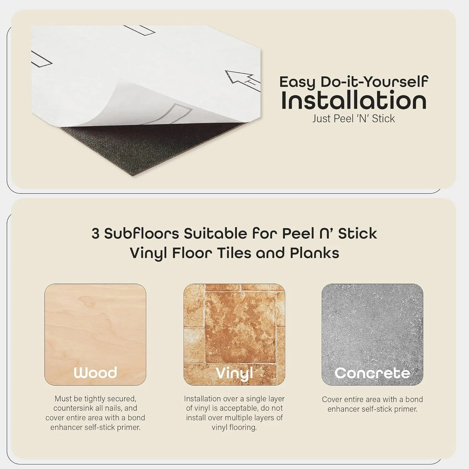 Tivoli II Self Adhesive Vinyl Floor Planks, 10 Pack - 6" x 36", Silver Spruce - Peel & Stick, DIY Flooring - Natural Wood Grain Feel for Kitchen, Dining Room & Bedrooms by Achim Home Decor