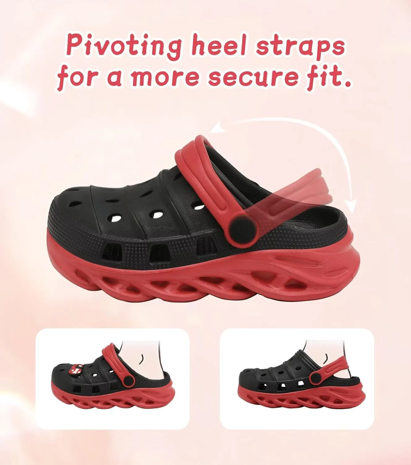 Toddler Kids Clogs Slip on Slide Sandals Slippers for Beach Pool Garden