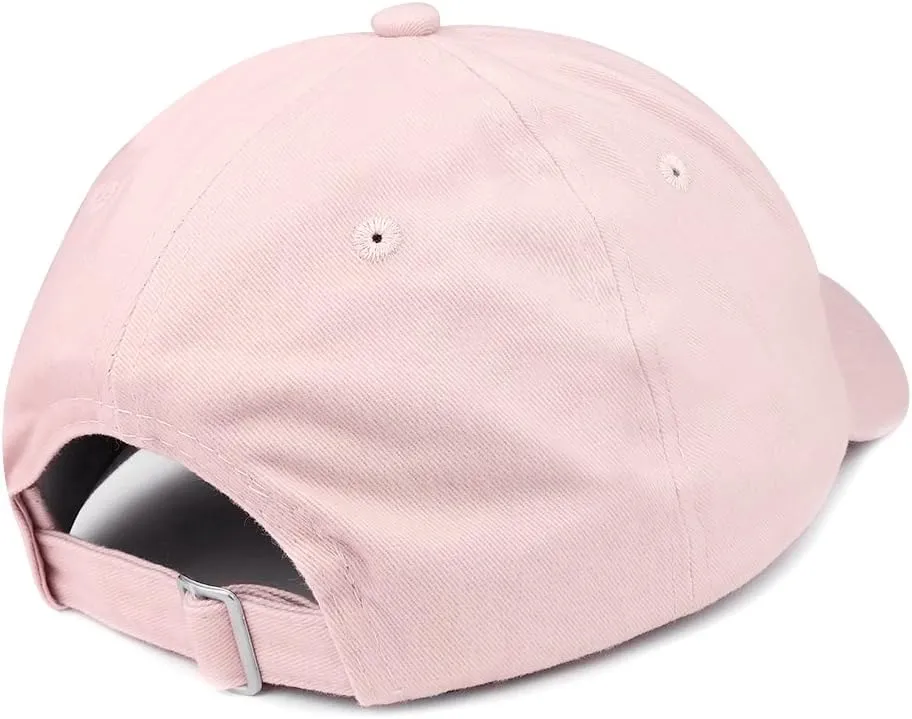 Trendy Apparel Shop PAPA Embroidered Soft Crown 100% Brushed Cotton Cap