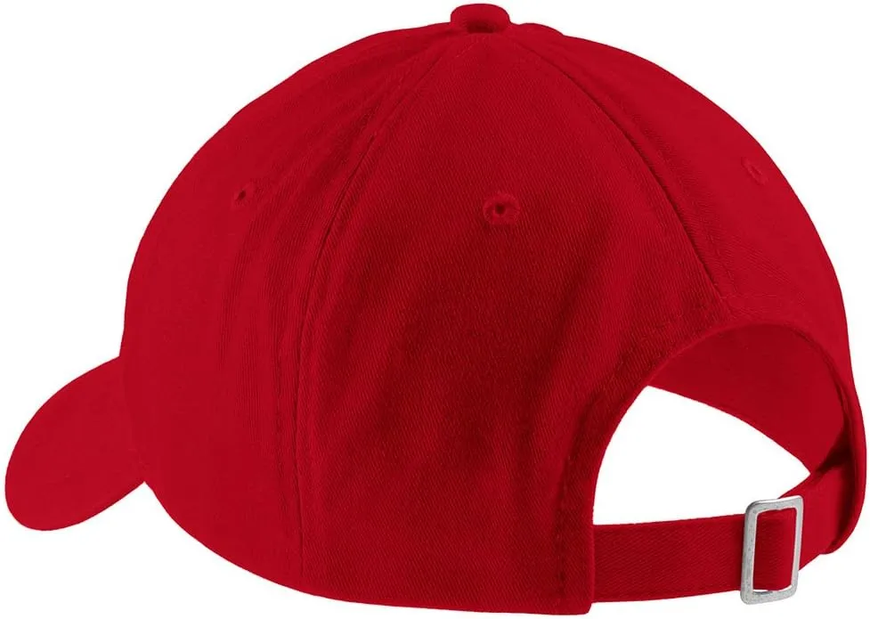 Trendy Apparel Shop Rugged Cross Embroidered Low Profile Cotton Cap Dad Hat