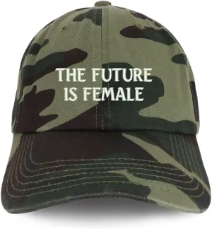 Trendy Apparel Shop The Future is Female Embroidered Low Profile Adjustable Cap Dad Hat