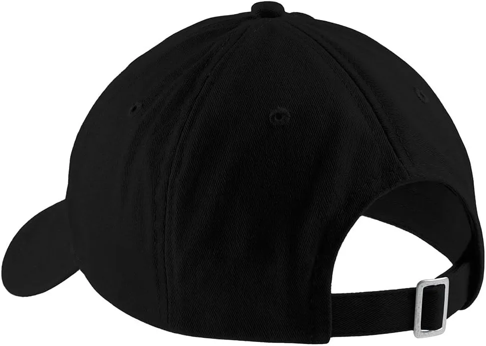 Trendy Apparel Shop Trash Embroidered Soft Crown 100% Brushed Cotton Cap