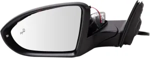 TRQ Left Mirror with Memory Drivers Side Compatible with 2019-2022 Volkswagen Jetta VW1320175